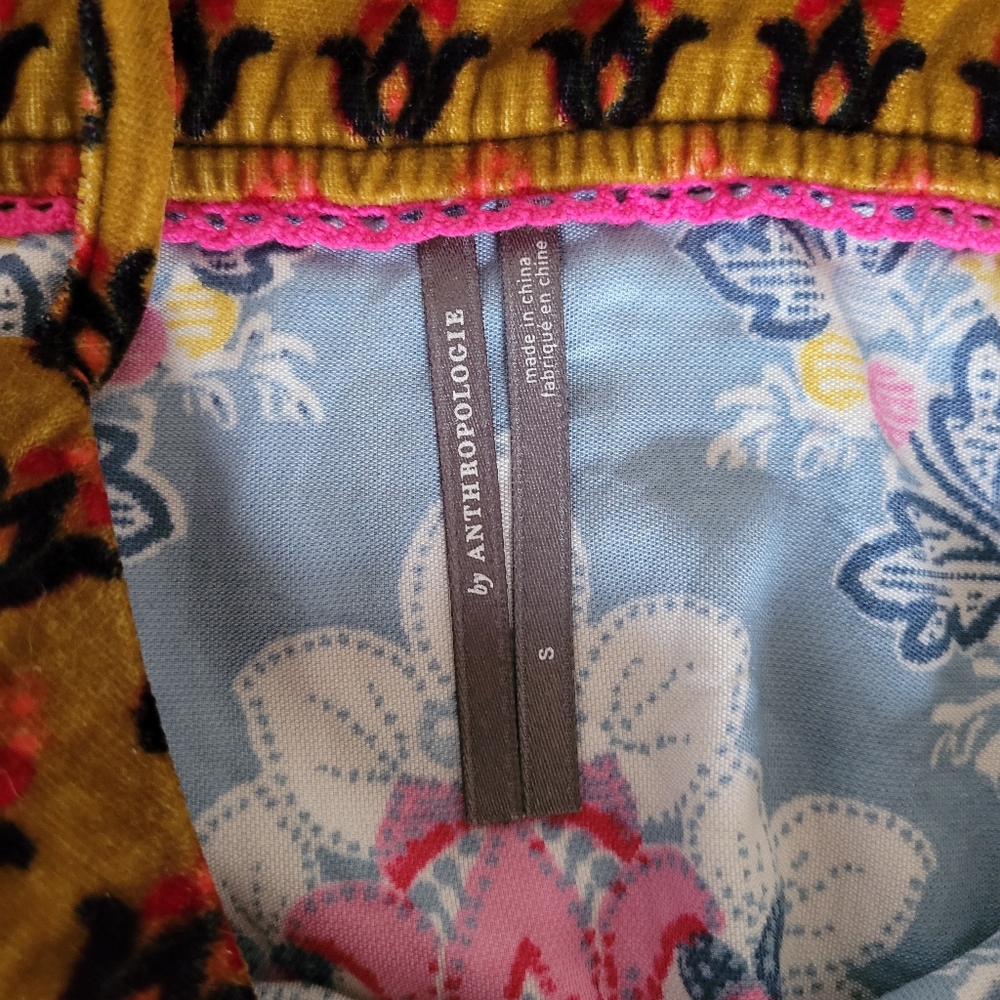 Anthropologie Zadie Velvet Slip Mini Dress Small Boho Festival - Picture 9 of 16